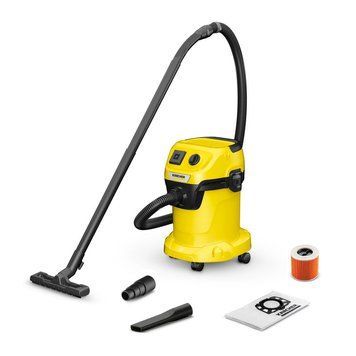 Karcher Пылесос хозяйственный WD 3 P V-17/4/20, 1000 ВТ, 17л, 4м, 4.858 кг 1.628-170.0 фото