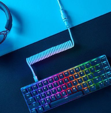 HyperX Кабель USB-A - USB-C спіральний, 1.37м Grey/Black 6J679AA фото