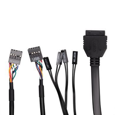 2E Корпус Alfa E185-400 с БП 2E ATX400W 1xUSB3.0, 2xUSB2.0 VGA 310мм ATX чёрный 2E-E185-400 фото