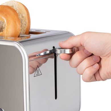 Toaster Russell Hobbs Distinctions 2-Slice, 1670W, plastic, heating, defrosting, titanium 26432-56 фото