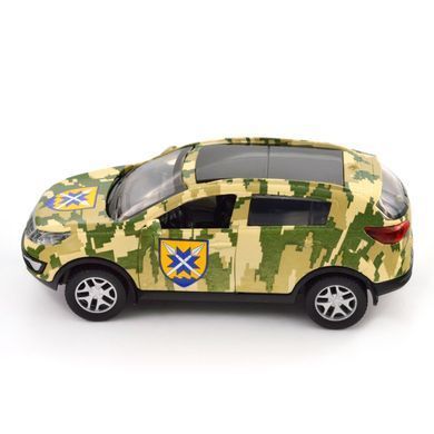 Автомодель серії "Шеврони Героїв" - KIA SPORTAGE R - "56 ОМПБр" 250362M фото