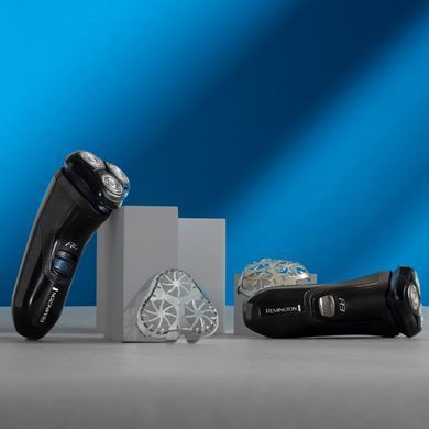 Remington Бритва електр. Style Series роторная, бритв.головок-3, от сети, сух., триммер, черно-синий R3002 фото