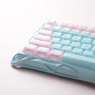 GravaStar Mechanical keyboard GravaStar Mercury K1 Lite 80keys, GravaStar x BSUN Grey, BT/WL/USB, Aurora Mist GSK1LITE_PM_MINT фото