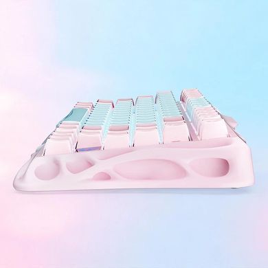 GravaStar Mechanical keyboard GravaStar Mercury K1 Lite 80keys, GravaStar x BSUN Grey, BT/WL/USB, Aurora Mist GSK1LITE_PM_MINT фото