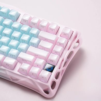 GravaStar Mechanical keyboard GravaStar Mercury K1 Lite 80keys, GravaStar x BSUN Grey, BT/WL/USB, Aurora Mist GSK1LITE_PM_MINT фото