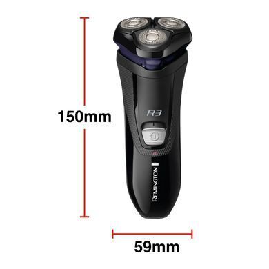 Remington Бритва електр. Style Series роторная, бритв.головок-3, от сети, сух., триммер, черно-синий R3002 фото