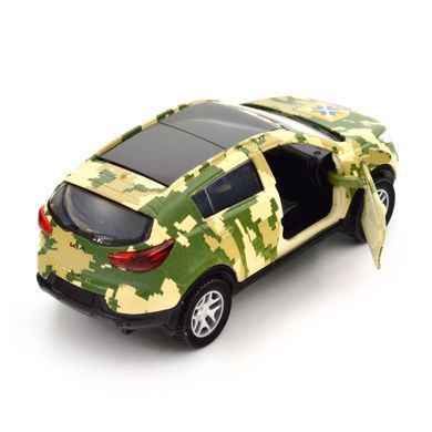 Автомодель серії "Шеврони Героїв" - KIA SPORTAGE R - "56 ОМПБр" 250362M фото