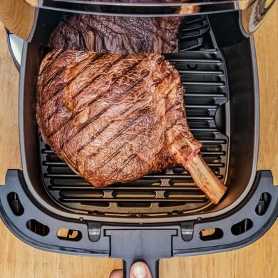 Tefal Мультипіч EasyFry&Grill XXL, 1830Вт, чаша-6.5л, сенсорне керув., 8 програм, пластик, чорно-синій EY801410 фото