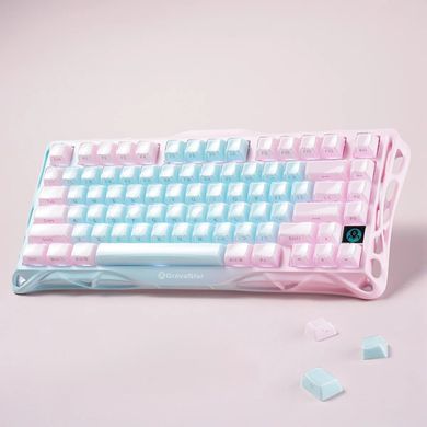 GravaStar Mechanical keyboard GravaStar Mercury K1 Lite 80keys, GravaStar x BSUN Grey, BT/WL/USB, Aurora Mist GSK1LITE_PM_MINT фото