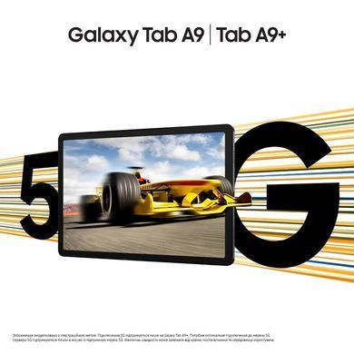 Samsung Планшет Samsung Galaxy Tab A9+ 2025 (X216) 11" 8ГБ, 256ГБ, 5G, 7040мА&bull;год, Android, сірий SM-X216RZAPEUC фото