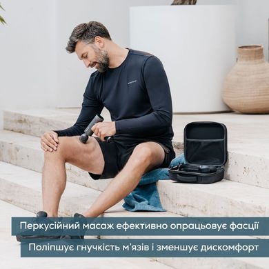 Beurer Масажер Beurer для тіла, літій- іонний акум., вага - 1,035кг, змінний чохол, чорний MG_195_LE фото