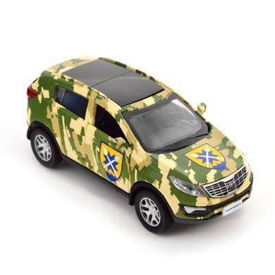 Автомодель серії "Шеврони Героїв" - KIA SPORTAGE R - "56 ОМПБр" 250362M фото