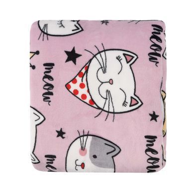 ARDESTO Плед Ardesto Flannel 160х200см, 100% поліестер, котики