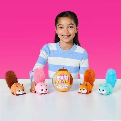 Интерактивная игрушка PETS ALIVE S1 &ndash; БЕЛОЧКА (оранжевый) 9565A фото