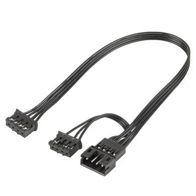 SilverStone Корпусный вентилятор Shark Force SF140B ARGB, 140mm, 2200rpm, 4pin PWM, 4-1 pin ARGB (5V LED), 38.3dBa SST-SF140B-ARGB фото