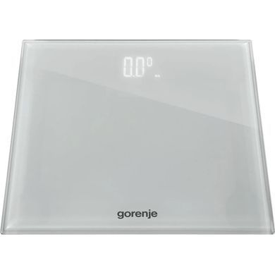 Gorenje Ваги підлогові, 180 кг, дисплей, скло, білий OT180LBW фото