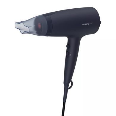Philips Фен 3000 Series, 2100Вт, 3 режими, дифузор, іоніз-я, хол. обдув, синій BHD360/20 фото