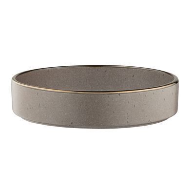 ARDESTO Soup plate Fasano, 850мл, 20cm, ceramic, gray-brown AR0420GB фото