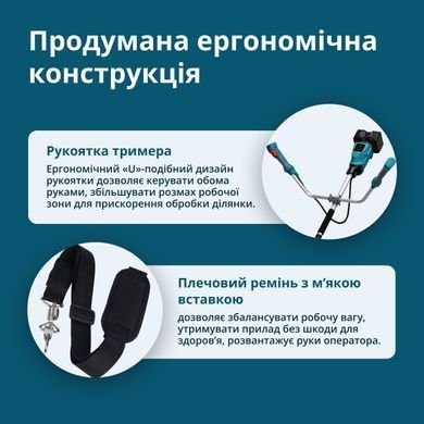 K&ouml;nner & S&ouml;hnen Набір із двох акумуляторних інструментів KS 43LM-BCT40V-SET 40В(20+20В) газонокосарка KS 43LM-40V та тример садовий KS BCT-40V акб 2х4А&middot;год ЗП 22.5кг KS43LM-BCT40V-SET фото