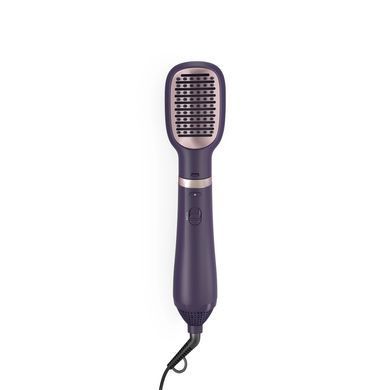 Philips Фен-щітка Philips 3000 Series, 800Вт, 3 режими, іонізація, 4 насадки, фіолетовий BHA313/00 фото