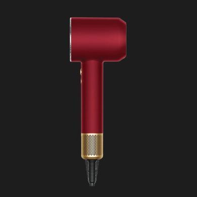 Dyson Фен HD16 Supersonic Nural Red Velvet/Gold, 1600Вт, 3 режими, іонізація, хол. обдув, кейс для зберігання, червоно-золотий 594823-01 фото