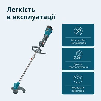 K&ouml;nner & S&ouml;hnen Тример садовий акумуляторний Konner&Sohnen KS BCT-20V, 20В, літій-іонна, 5500&ndash;7500об/хв, 3.8кг, без АКБ за ЗП KSBCT-20V фото