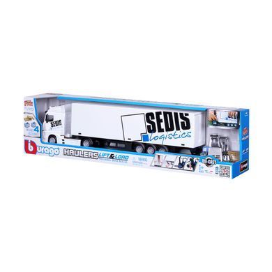 Игровой набор &ndash; ФУРА MERCEDES-BENZ ACTROS c погрузчиком (1:43) 18-31471 фото