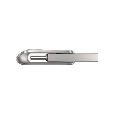 SanDisk Накопичувач 64GB USB 3.1 Type-A + Type-C Dual Drive Luxe Срібний SDDDC4-064G-G46 фото