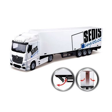 Игровой набор &ndash; ФУРА MERCEDES-BENZ ACTROS c погрузчиком (1:43) 18-31471 фото