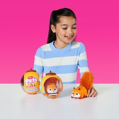 Интерактивная игрушка PETS ALIVE S1 &ndash; БЕЛОЧКА (оранжевый) 9565A фото