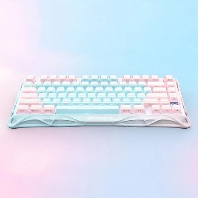 GravaStar Mechanical keyboard GravaStar Mercury K1 Lite 80keys, GravaStar x BSUN Grey, BT/WL/USB, Aurora Mist GSK1LITE_PM_MINT фото