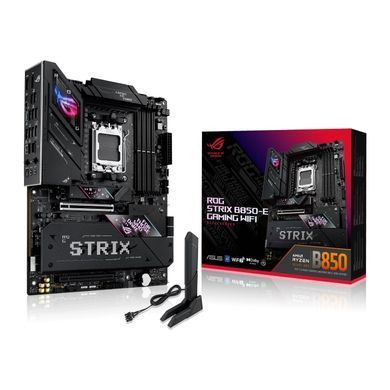 ASUS Материнcька плата ROG STRIX B850-E GAMING WIFI sAM5 B850 4xDDR5 M.2 HDMI DP USB Type-C WiFi BT ATX 90MB1J60-M0EAY0 фото
