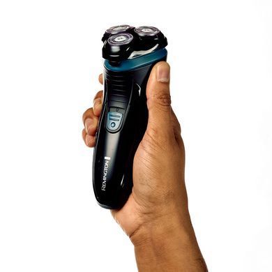 Remington Бритва електр. роторна Style, бритв.головок-3, сух., тример, USB-C, чорно-синій R1000 фото