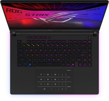ASUS Ноутбук ROG Strix SCAR 16 G635LR-RW074W 16" 2.5K mLED, Intel Ultra 9 275HX, 32GB, F1TB, NVD5070Ti-12, Win11, Чорний 90NR0LU1-M002M0 фото