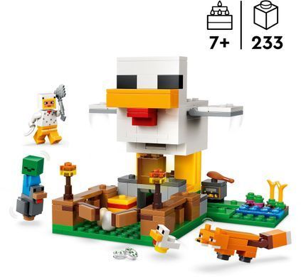 LEGO Конструктор LEGO Minecraft Куряча ферма 21585 фото
