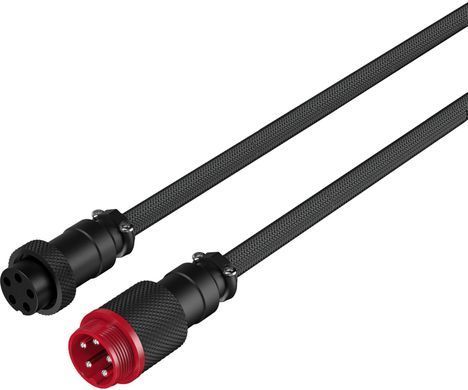 HyperX Кабель USB-A - USB-C спіральний, 1.37м Grey/Black 6J679AA фото