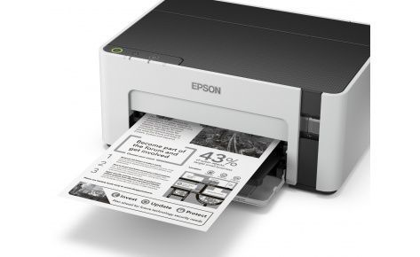 Epson Принтер ink mono A4 EcoTank M1100 32 ppm USB Pigment C11CG95405 фото