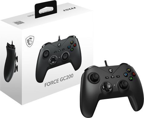 MSI Геймпад FORCE GC200, USB-A, чорний S10-04G0090-EC4 фото