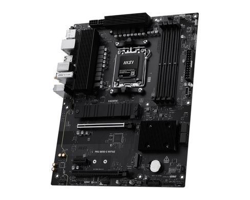 MSI Материнcька плата PRO B850-S WIFI6E sAM5 B850 4xDDR5 M.2 HDMI WiFi BT ATX 911-7E80-002 фото