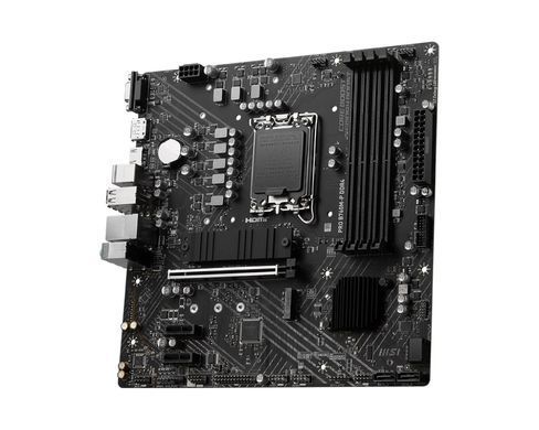 MSI Материнcька плата PRO B760M-P DDR4 s1700 B760 4xDDR4 M.2 HDMI DP D-Sub mATX 911-7E02-027 фото