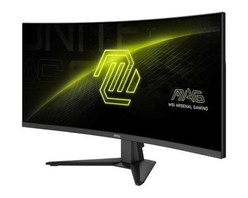 MSI Монітор 34" MAG 346CQ 2xHDMI, DP, Audio, VA, 3440x1440, 21:9, 180Hz, 1ms, sRGB 100%, CURVED, AdaptiveSync 9S6-3DD71M-001 фото