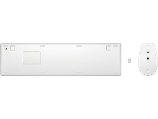 HP Комплект клавіатура та миша 650, WL, EN/UK, білий 4R016AA фото