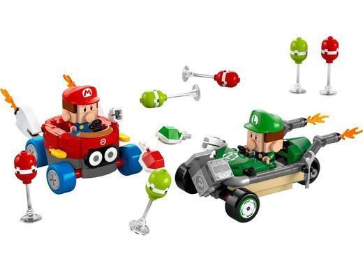 LEGO Конструктор LEGO Super Mario Mario Kart &ndash; Baby Mario vs. Baby Luigi 72034 фото