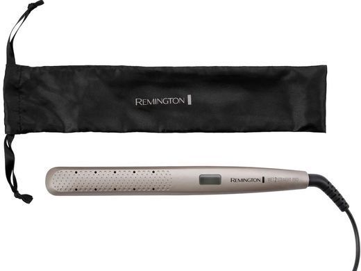 Remington Випрямляч Wet 2 Straight Pro, 52Вт, темп.режимів-10, 140-230С, кераміка, золотий S7970 фото
