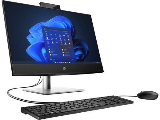 HP Комп'ютер персональний моноблок ProOne 440-G9 23.8" FHD IPS AG, Intel i5-12400T, 8GB, F256GB, UMA, WiFi, кл+м, DOS,чорний 6B1J7EA фото