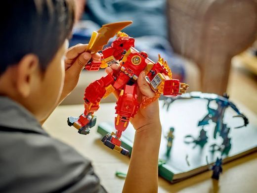LEGO Конструктор NINJAGO Робот вогняної стихії Кая 71808 фото