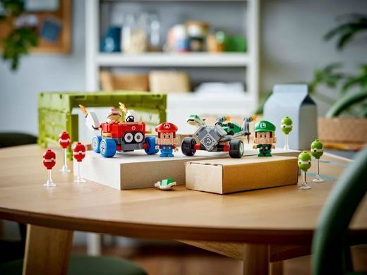 LEGO Конструктор LEGO Super Mario Mario Kart &ndash; Baby Mario vs. Baby Luigi 72034 фото