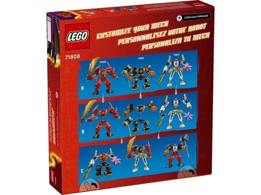 LEGO Конструктор NINJAGO Робот вогняної стихії Кая 71808 фото
