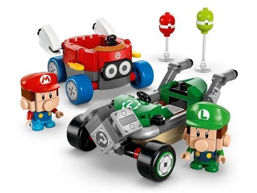 LEGO Конструктор LEGO Super Mario Mario Kart &ndash; Baby Mario vs. Baby Luigi 72034 фото