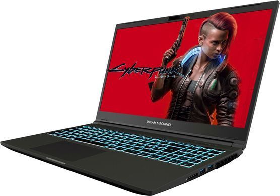 Dream Machines Ноутбук Dream Machines RG3050-15 15.6FHD IPS, Intel i7-13620H, 16GB, F1TB, NVD3050-4, DOS, чорний RG3050-15UA76 фото